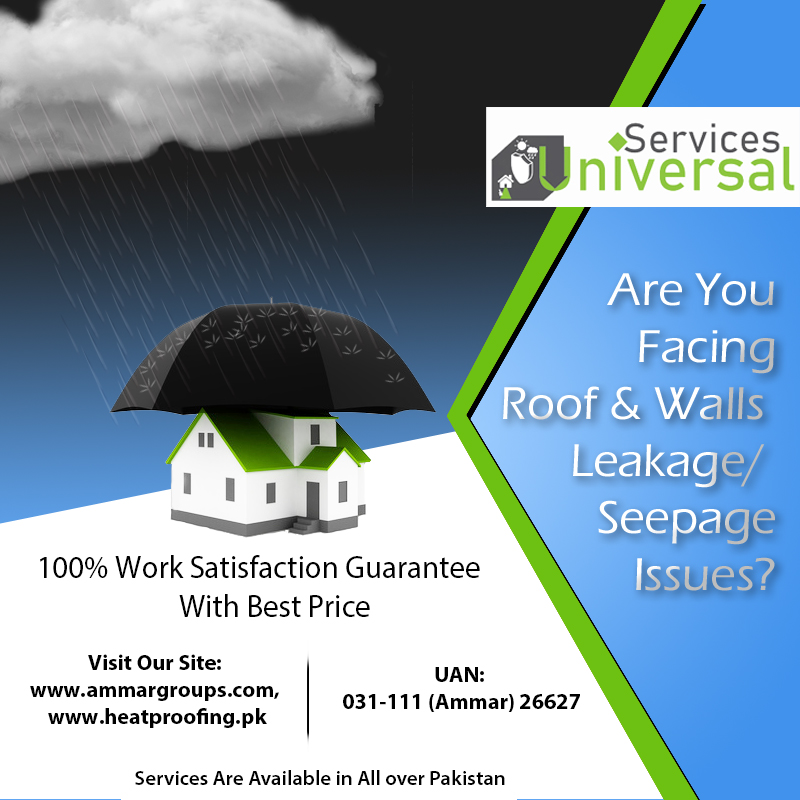 Roof Water Leakage and Seepage Solutions In Karachi, Pakistan