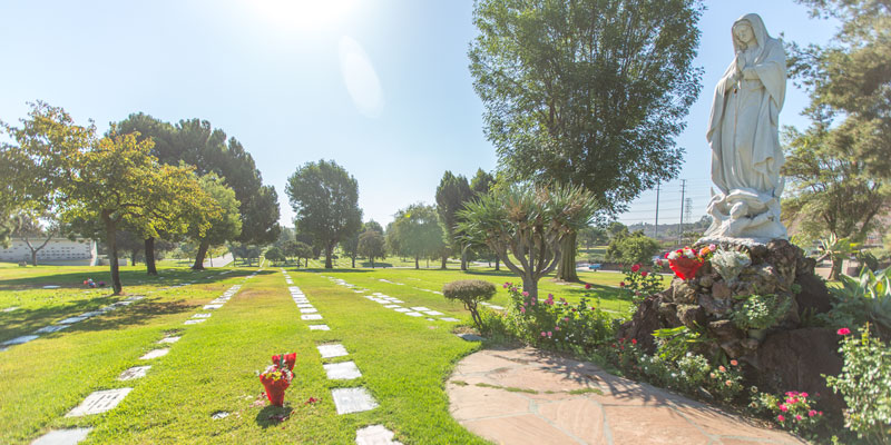 Double depth 'Companion' Cemetery burial plot - (Rosemead, CA)