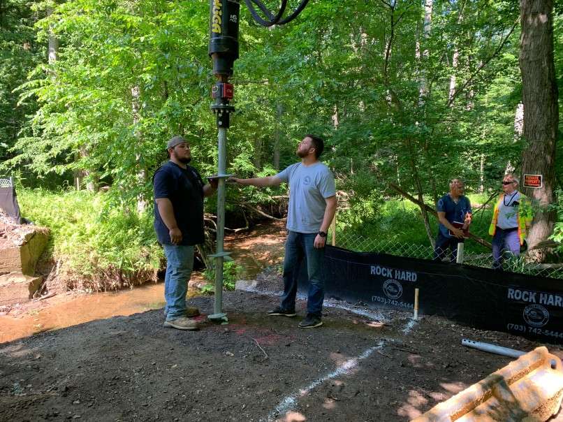 Rock Hard Excavating: Helical Pile Installation Experts in Arlington