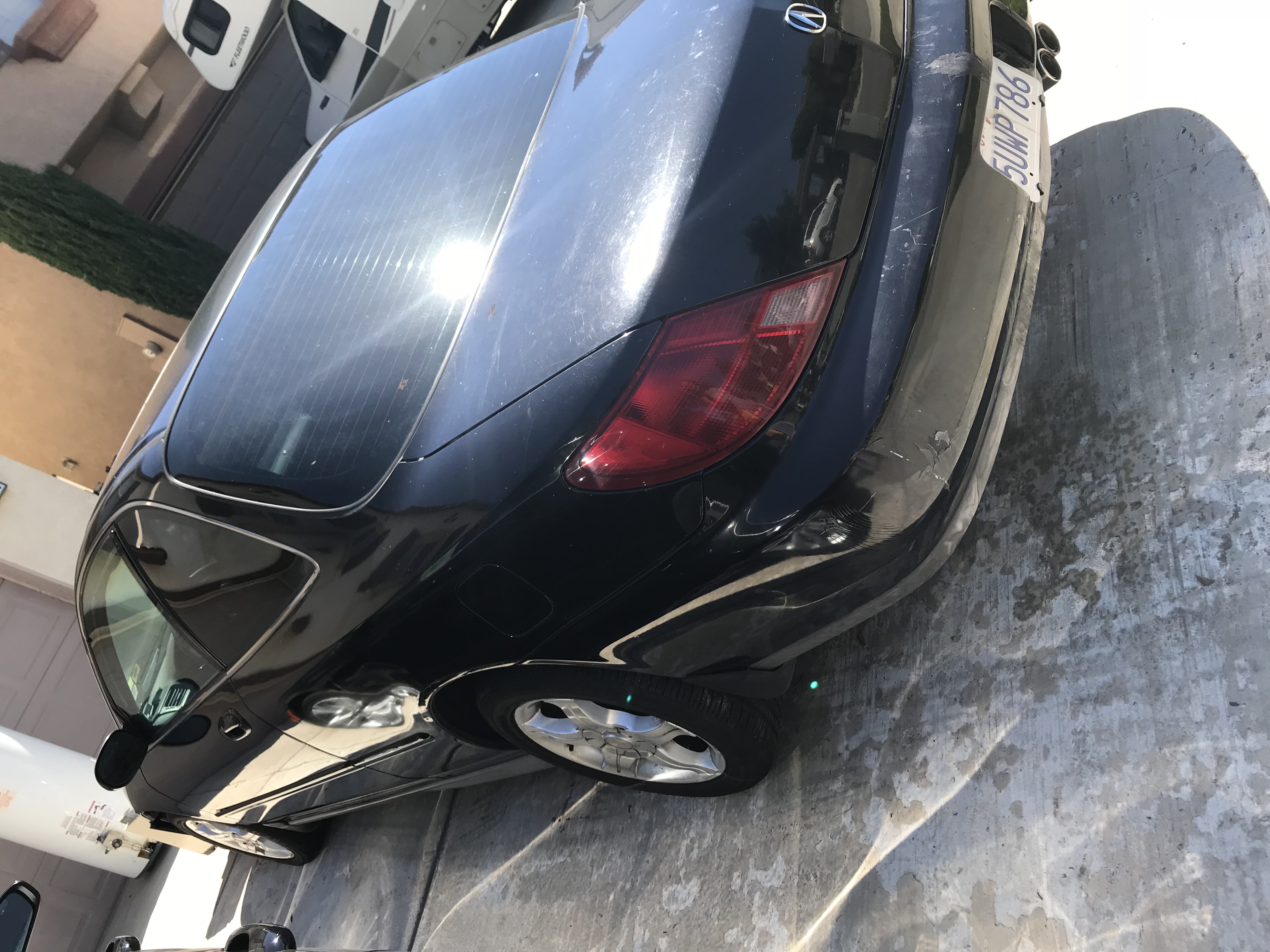 Black 97 Acura CL V6 engine