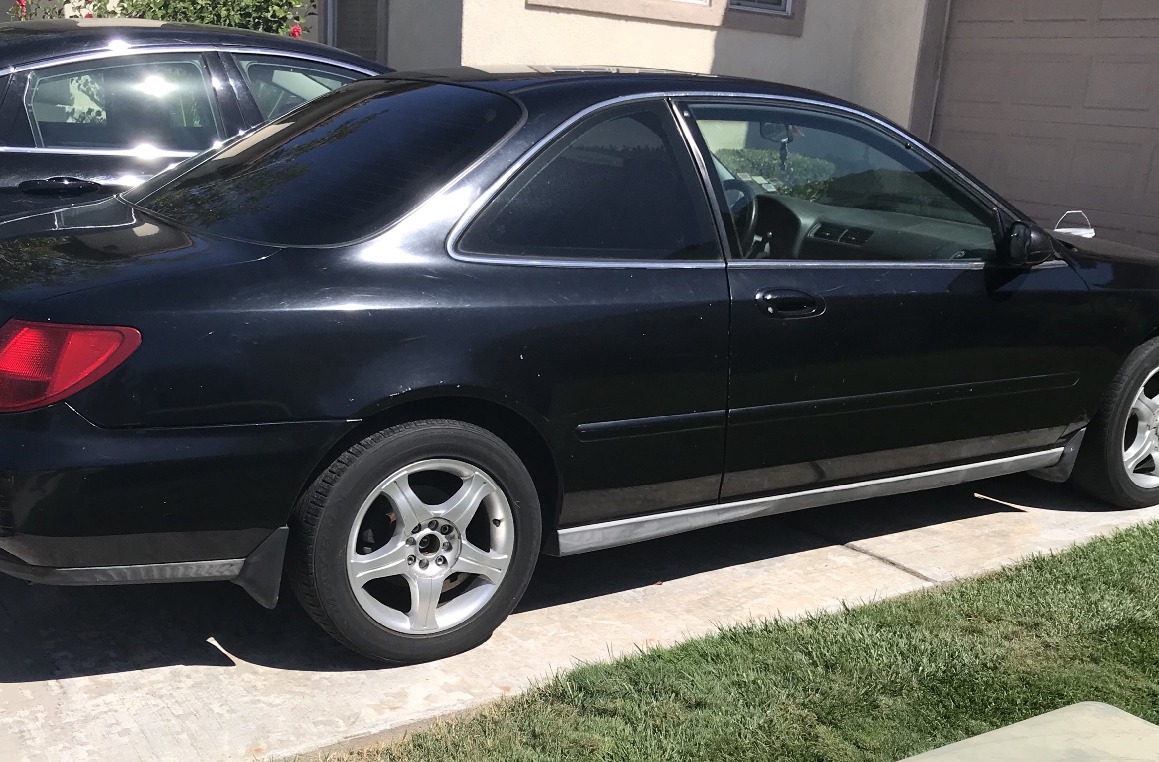 Black 97 Acura CL V6 engine