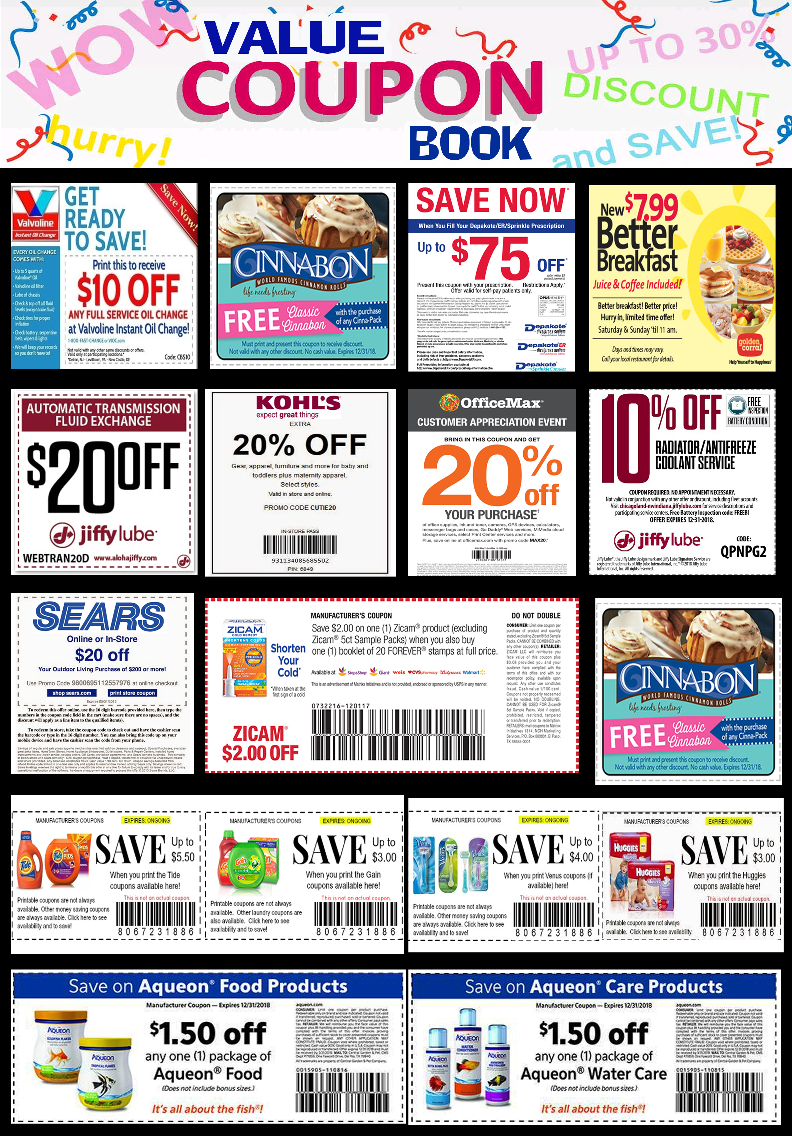 Use Value Coupon Book to get new Customers | Advertise Today for 9.99