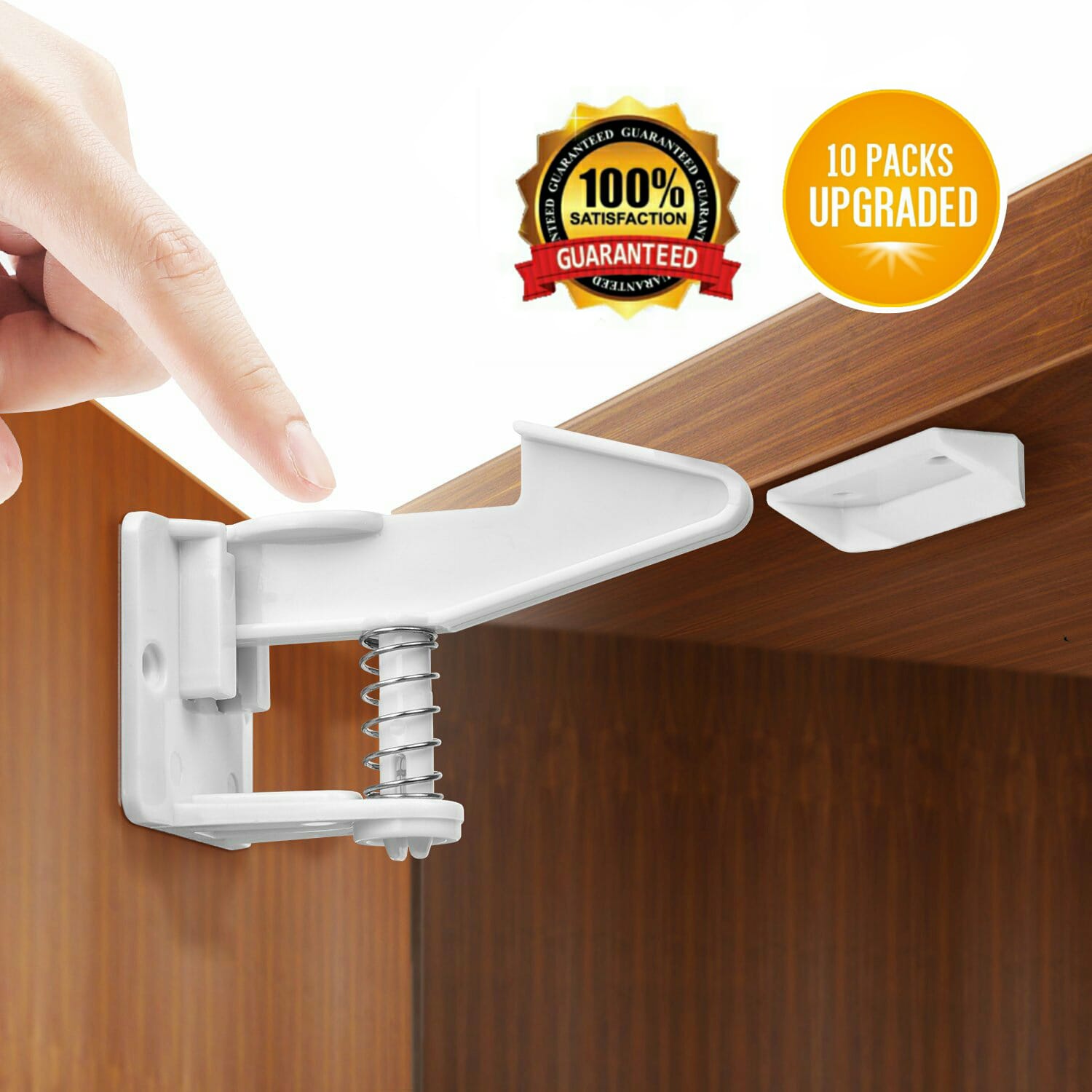50% off Child Safety Cabinet Locks, 10 Pack