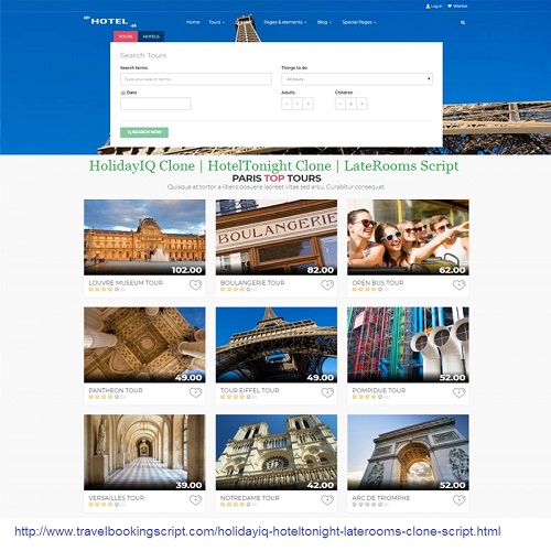 HolidayIQ Clone | HotelTonight Clone | LateRooms Script | Travel booking script