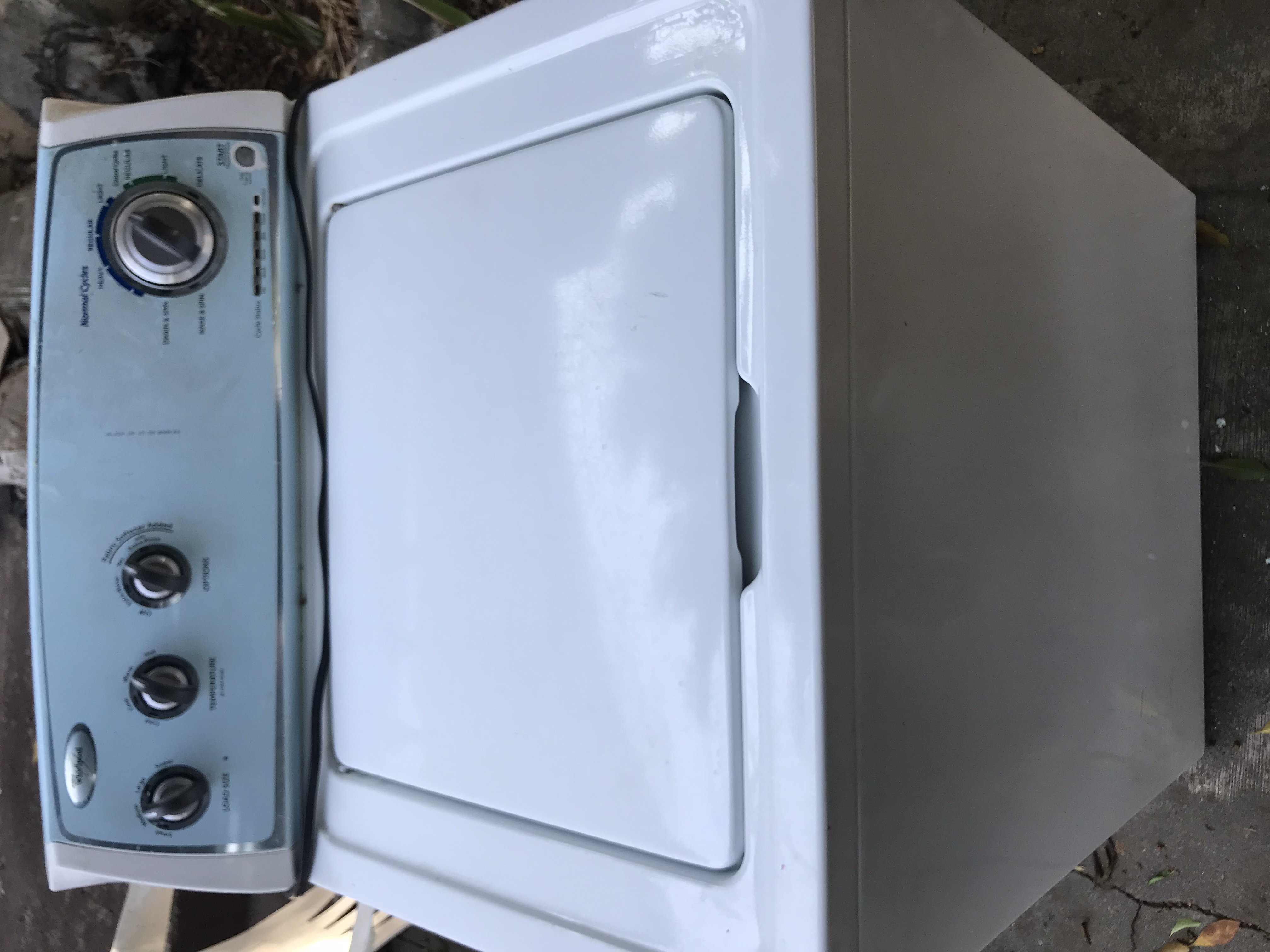 Whirlpool washing machine