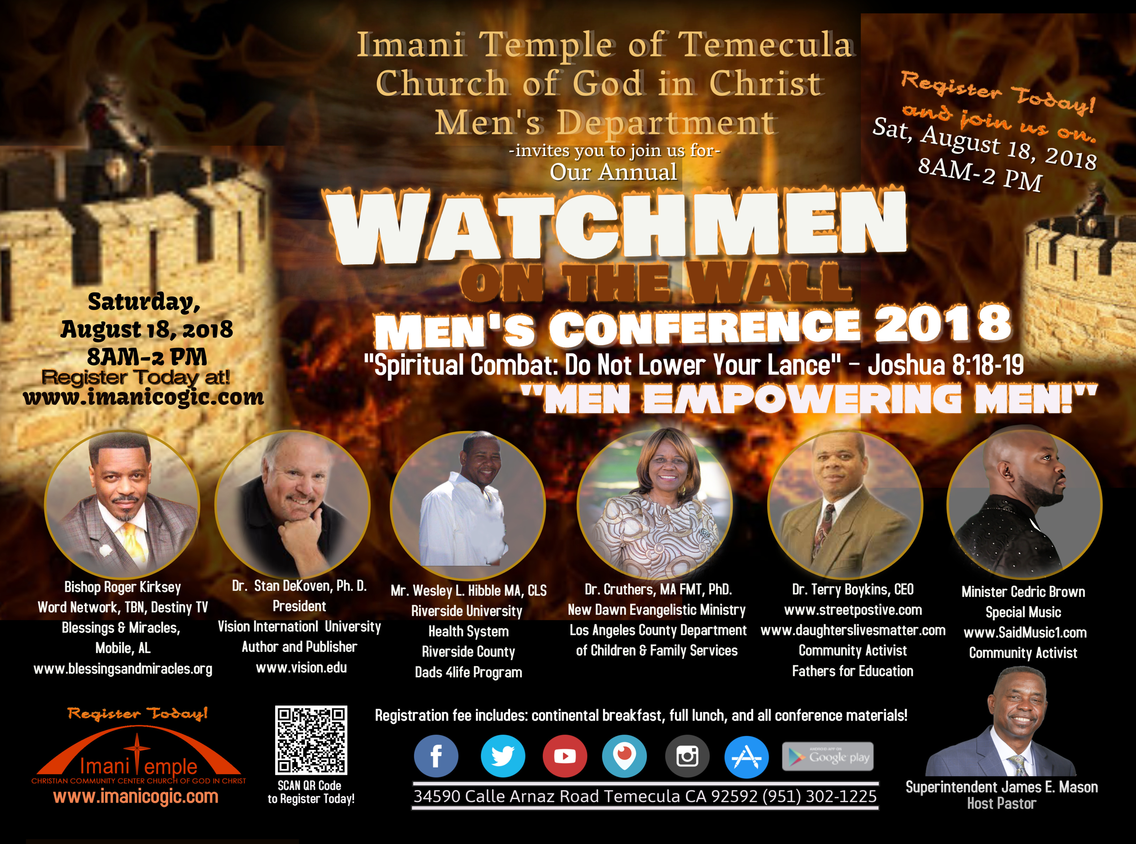 Men's Conference - Watchmen of the Wall Men's Conference!