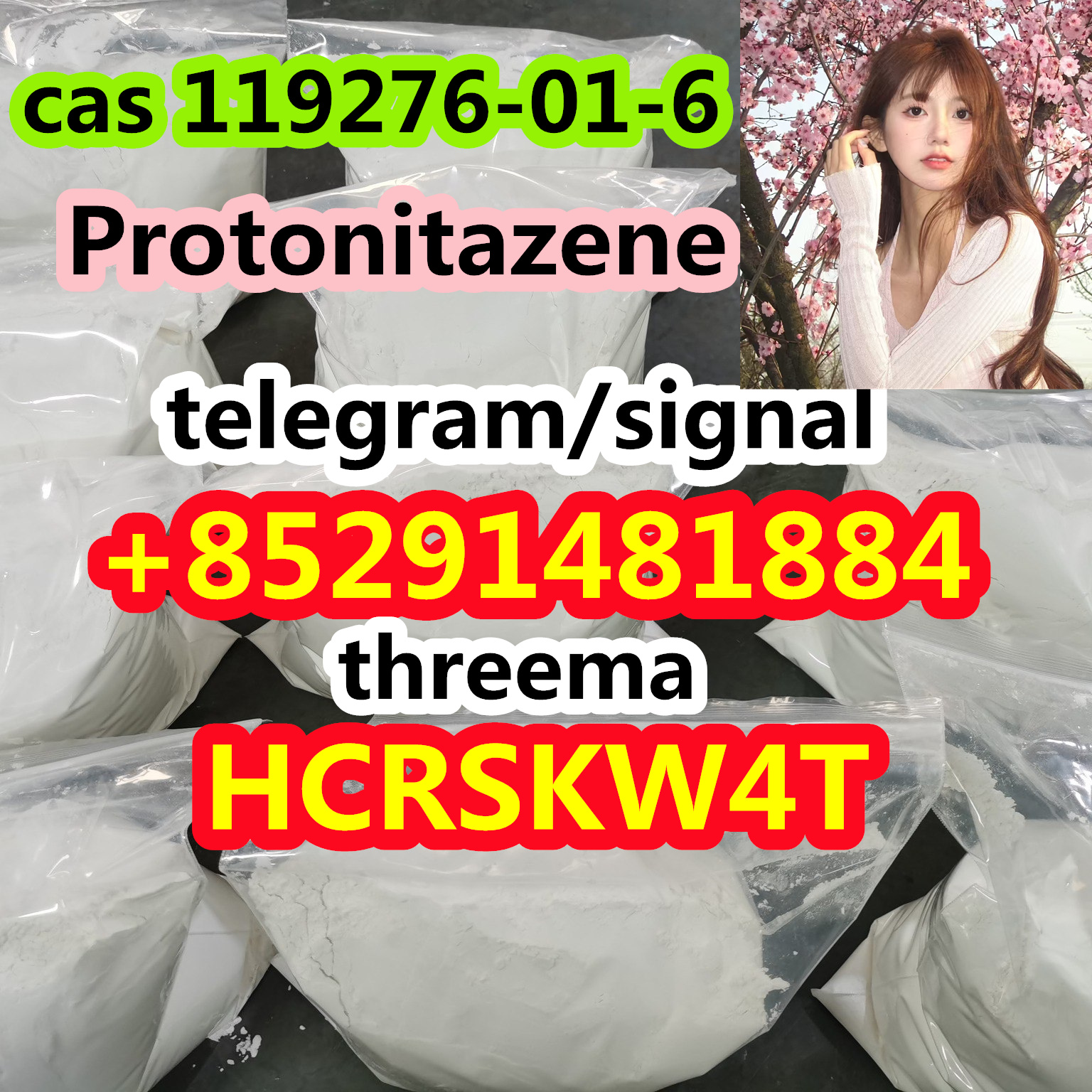 Protonitazene cas 119276-01-6 99.9% purity
