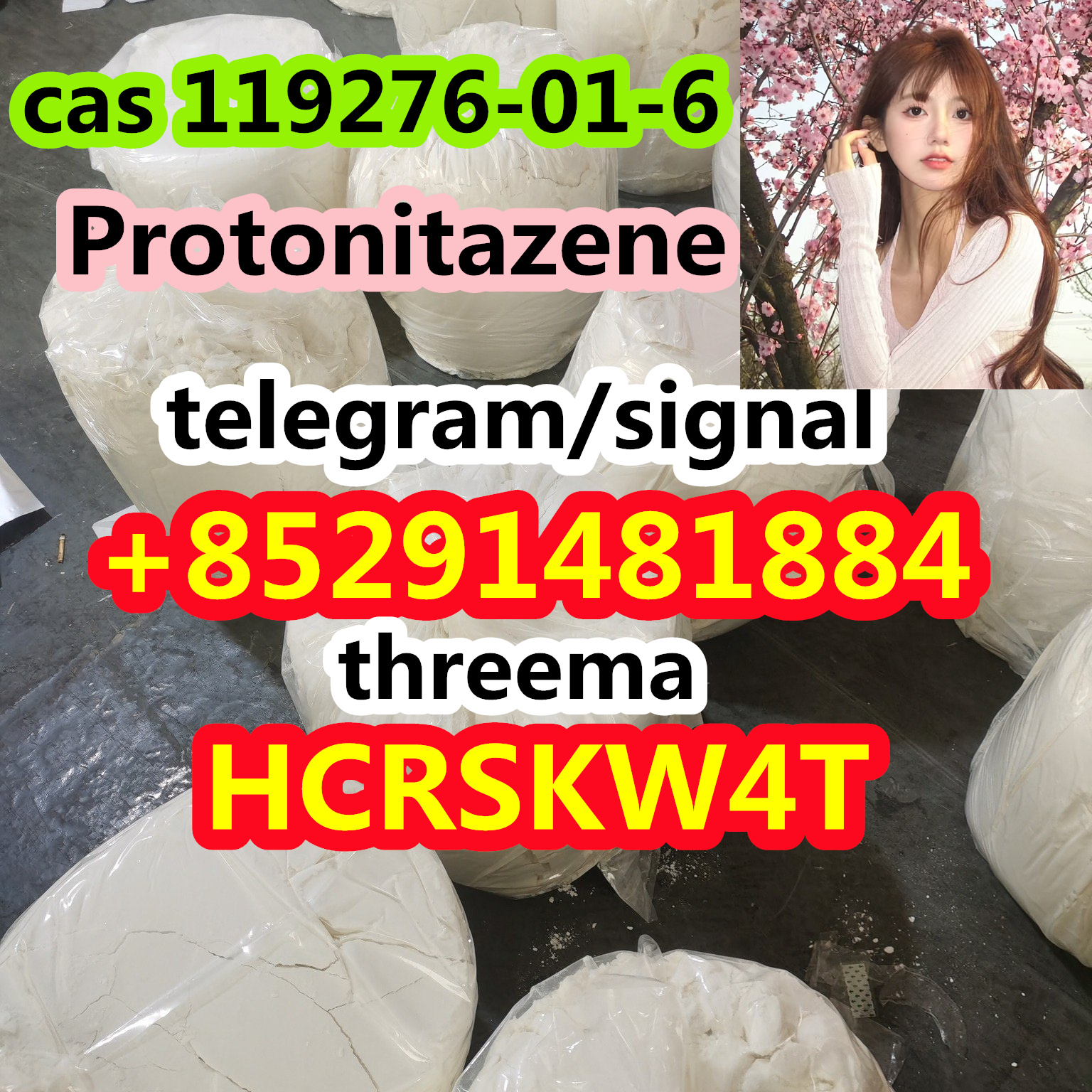 Protonitazene cas 119276-01-6 99.9% purity