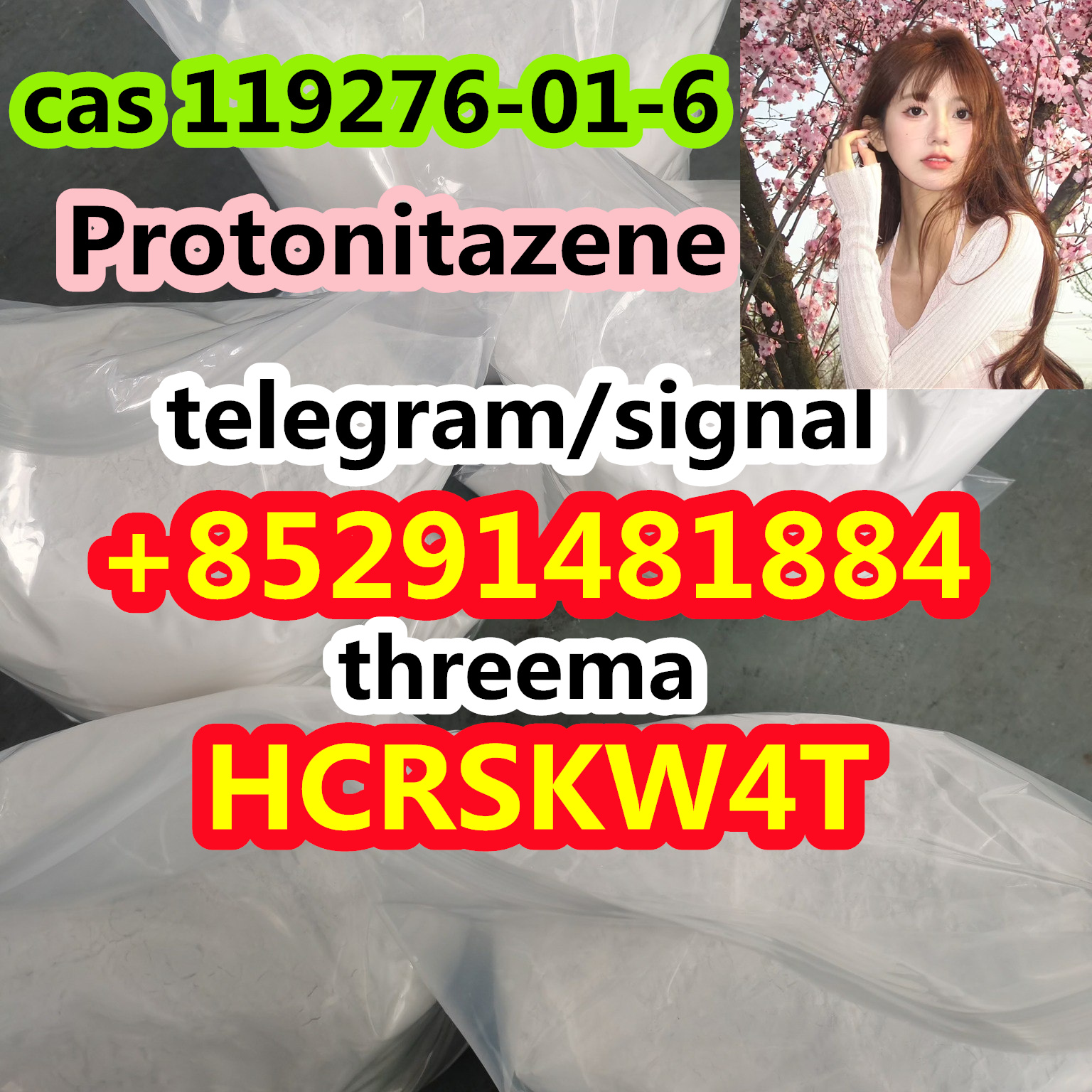 Protonitazene cas 119276-01-6 99.9% purity