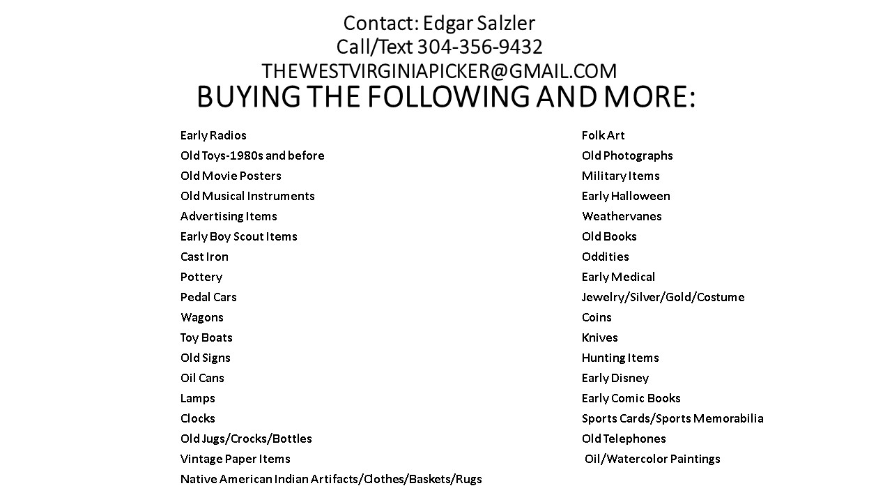 Wanted Antiques, Vintage, Jewelry, Video Games, Toys, and More. Paying Cash Today for your Stuff.