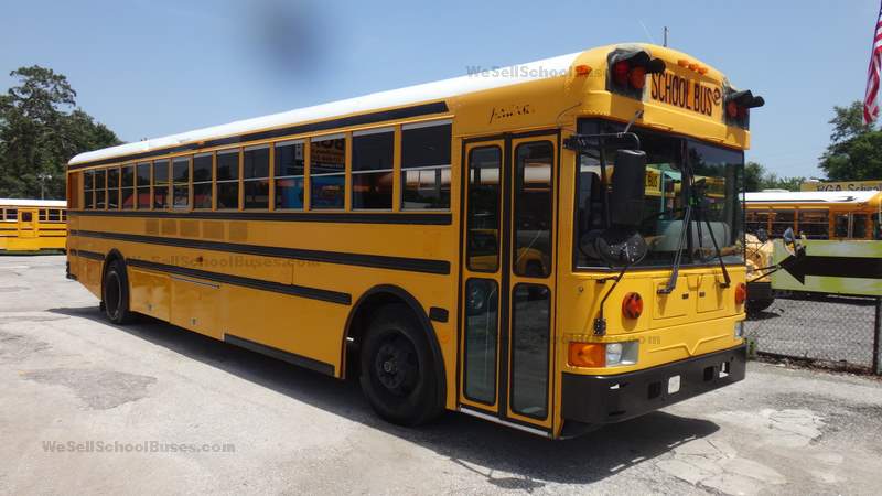 2000 International Pusher School Bus + Full Basement Storage