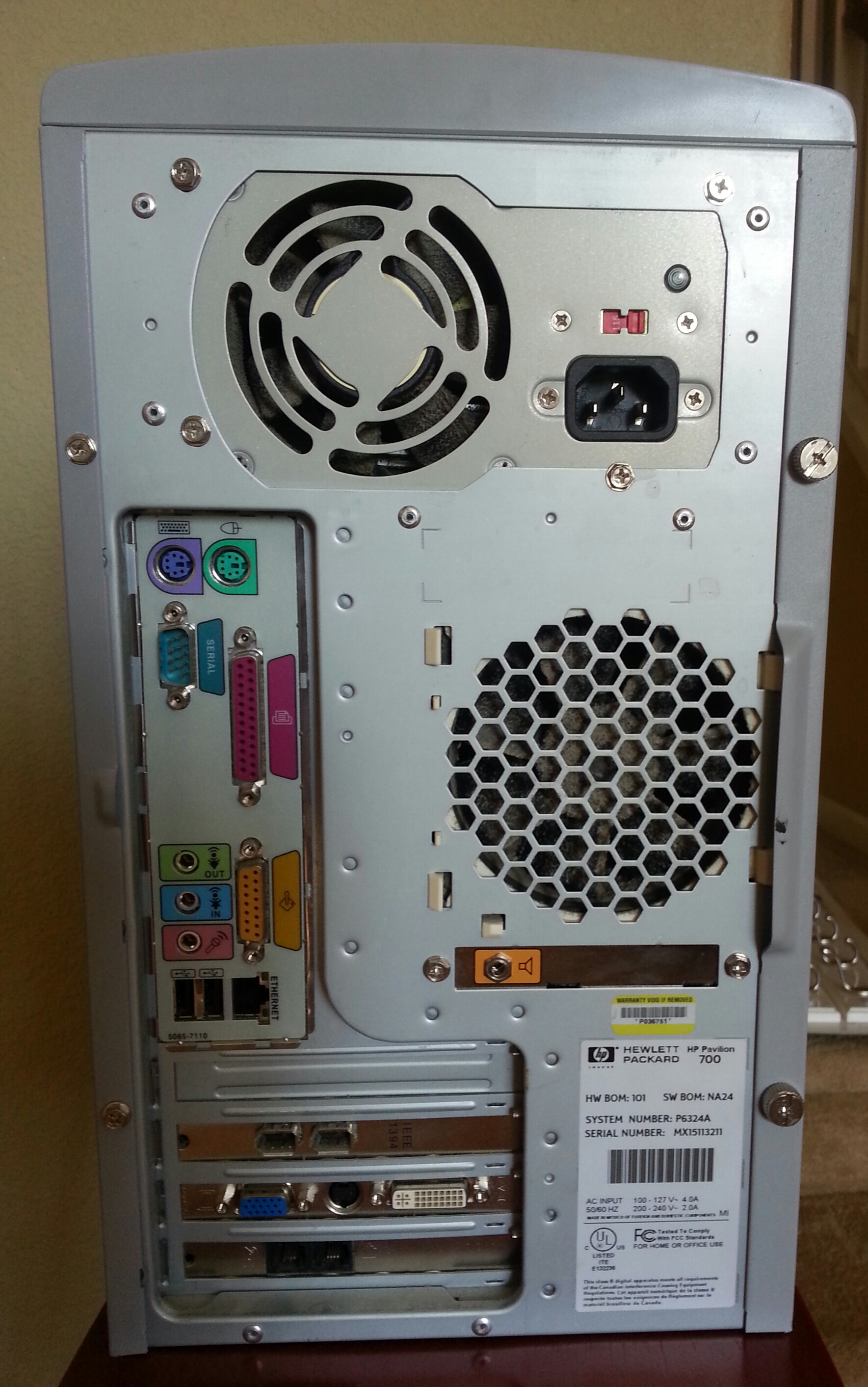 HP Pavilion 750c Desktop Computer