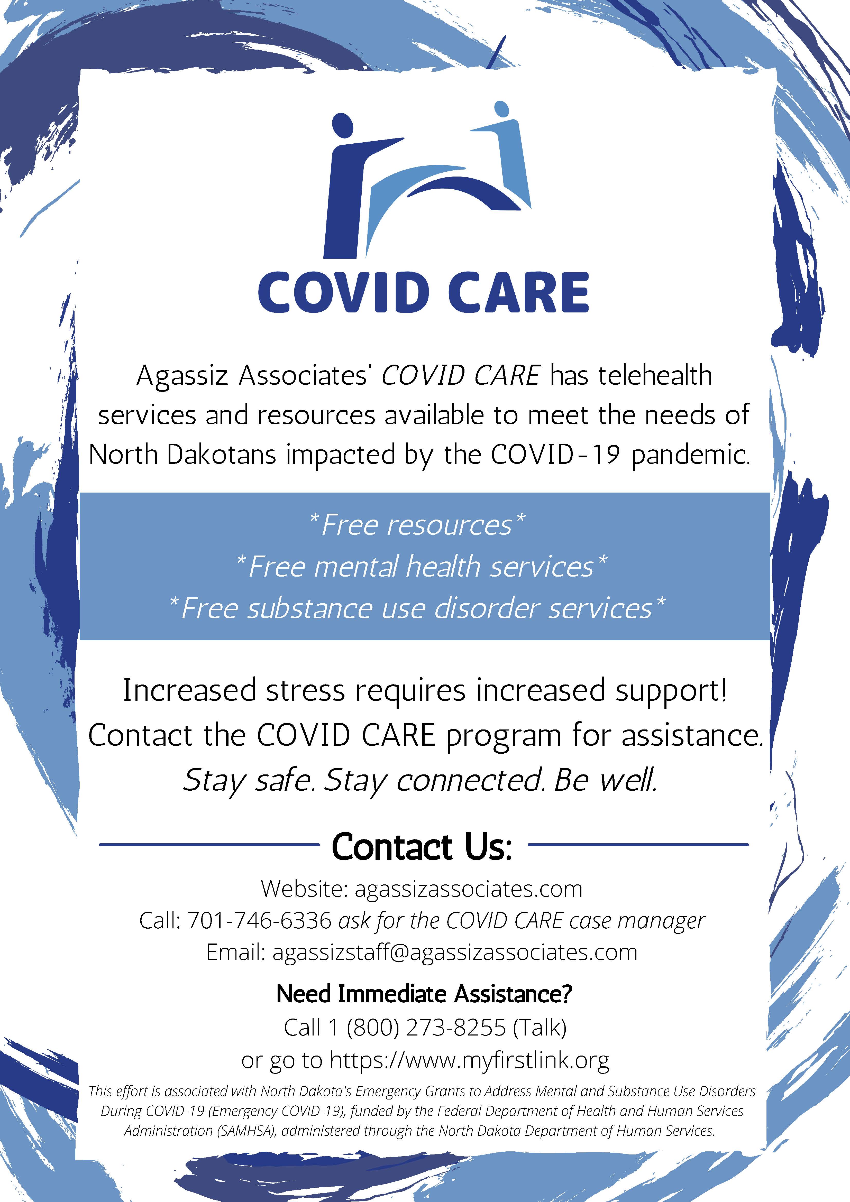 COVID CARE through Agassiz Associates