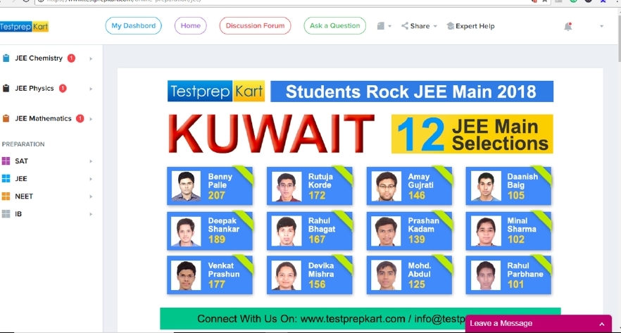 Troubled to find the best JEE free preparation online