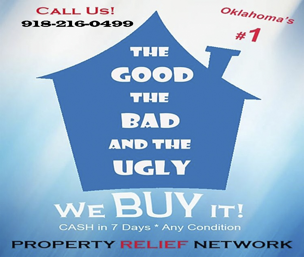 We buy properties in Tulsa area AS-IS for quick Cash!