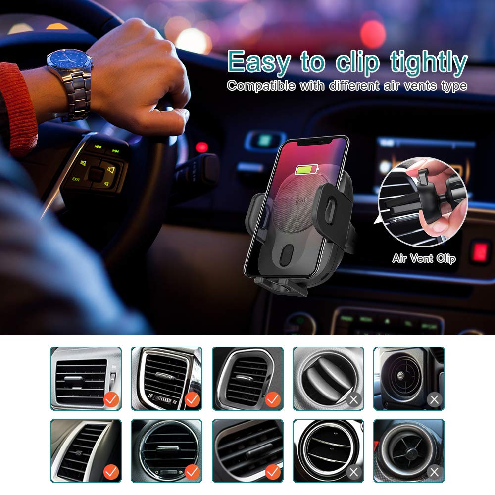 Wireless Car Charger Mount 40% OFF