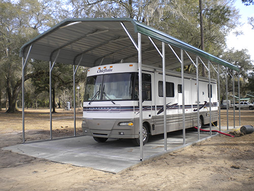 Pennysaver Protect Your Rv With And Ideal Steel Rv Carport In