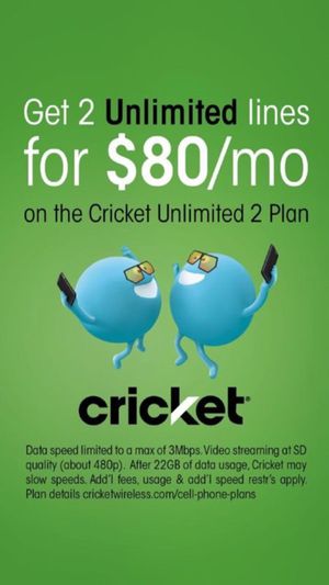 Pennysaver Get 2 Unlimited Lines For Only 80 Per Month Cricket Wireless Southfield In Oakland Michigan Usa