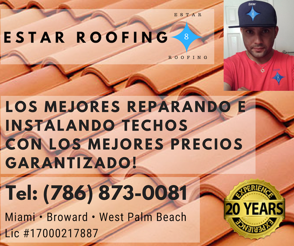 DAVIE, FL:.ROOF MAINTENANCE, ROOF REPAIR, REPARACION DE TECHOS