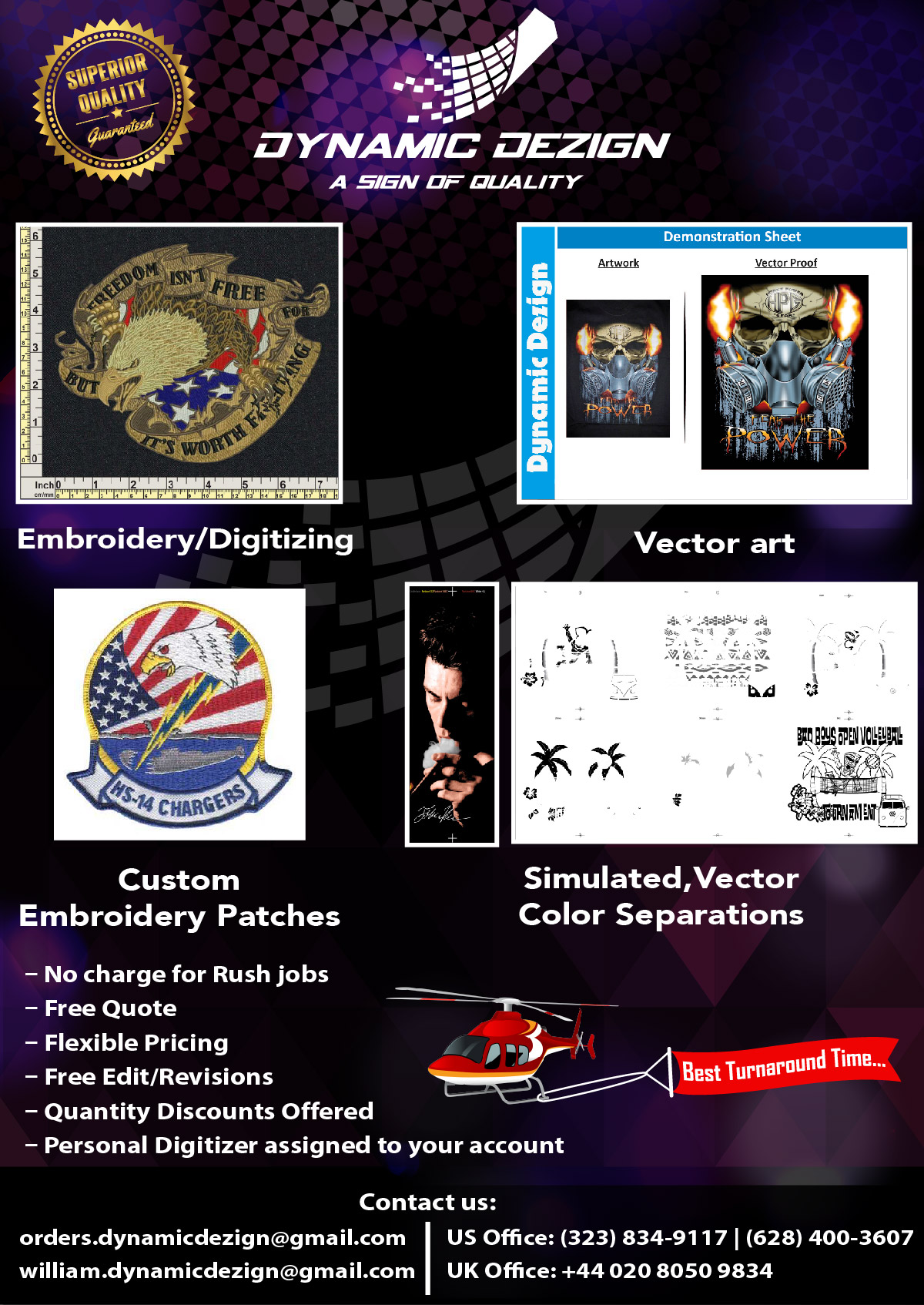 Vector Art & Patches Services