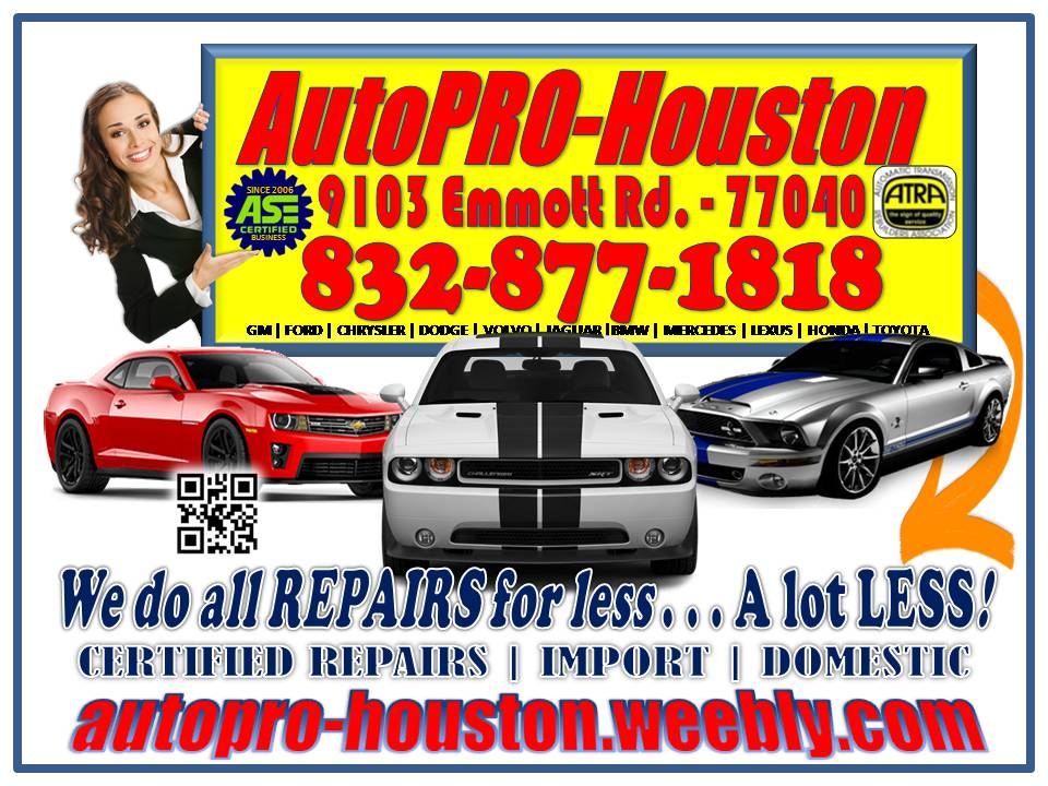 Maintenance and Repair | All Import | Domestic Vehicles in Houston Harris County TX