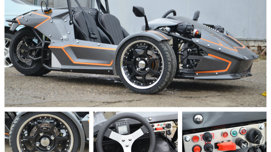 ROAD LEGAL 250CC ROADSTER ZTR TRIKE WITH REVERSE GEAR