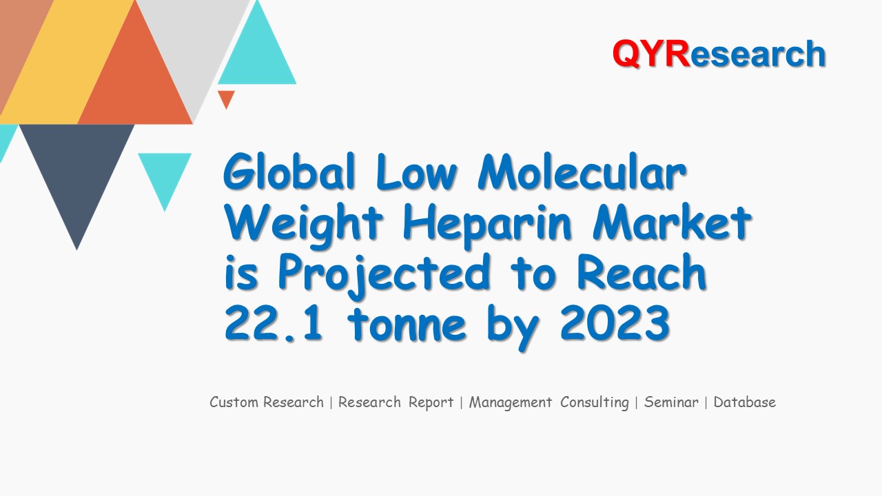 Global Low Molecular Weight Heparin Market is Projected to Reach 22.1 tonne by 2023