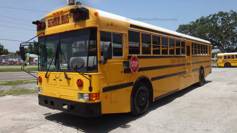 2000 International Pusher School Bus + Full Basement Storage