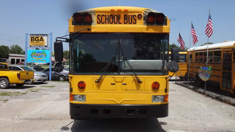 2000 International Pusher School Bus + Full Basement Storage