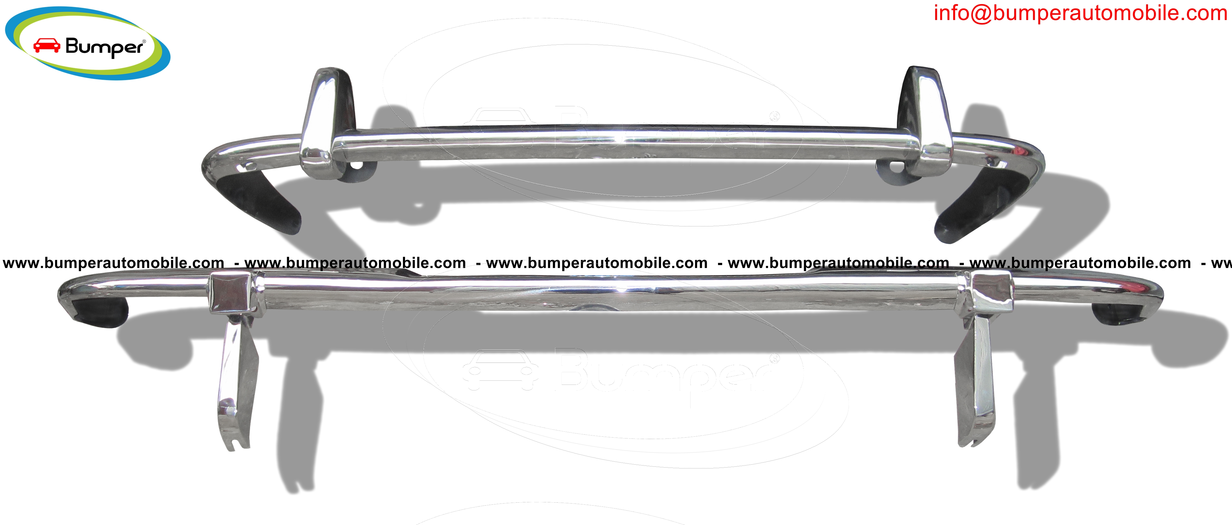 Jaguar XJ6 Series 2 bumper classic car (1973-1979) stainless steel