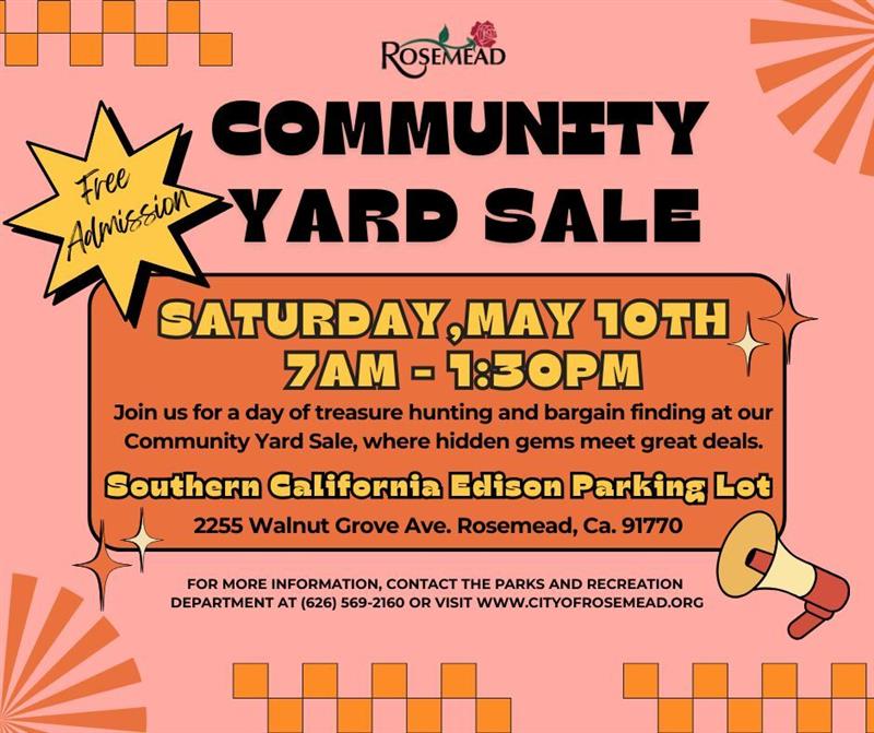 City of Rosemead Community Yard Sale