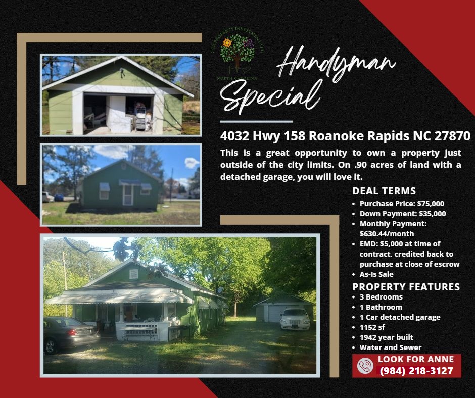 House in Roanoke Rapids for Sale