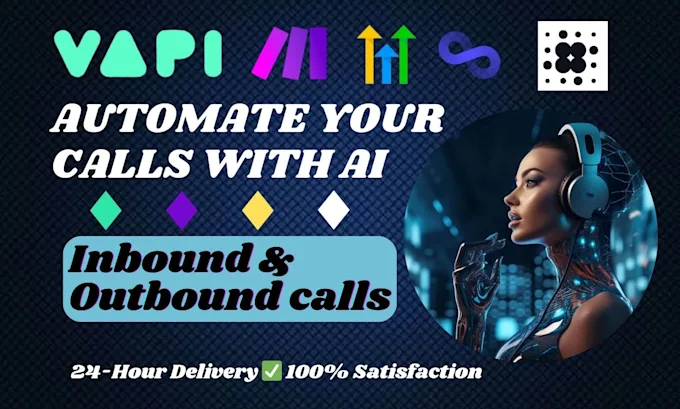 I will automate your outbound inbound calls with vapi ai agents for sales and support