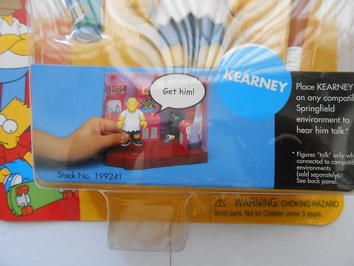 KEARNEY THE SIMPSONS WORLD OF SPRINGFIELD INTELLI-TRONIC PLAYMATES SERIES 8