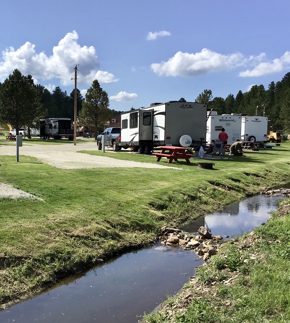 Deadwood SD. Custer Crossing Campground