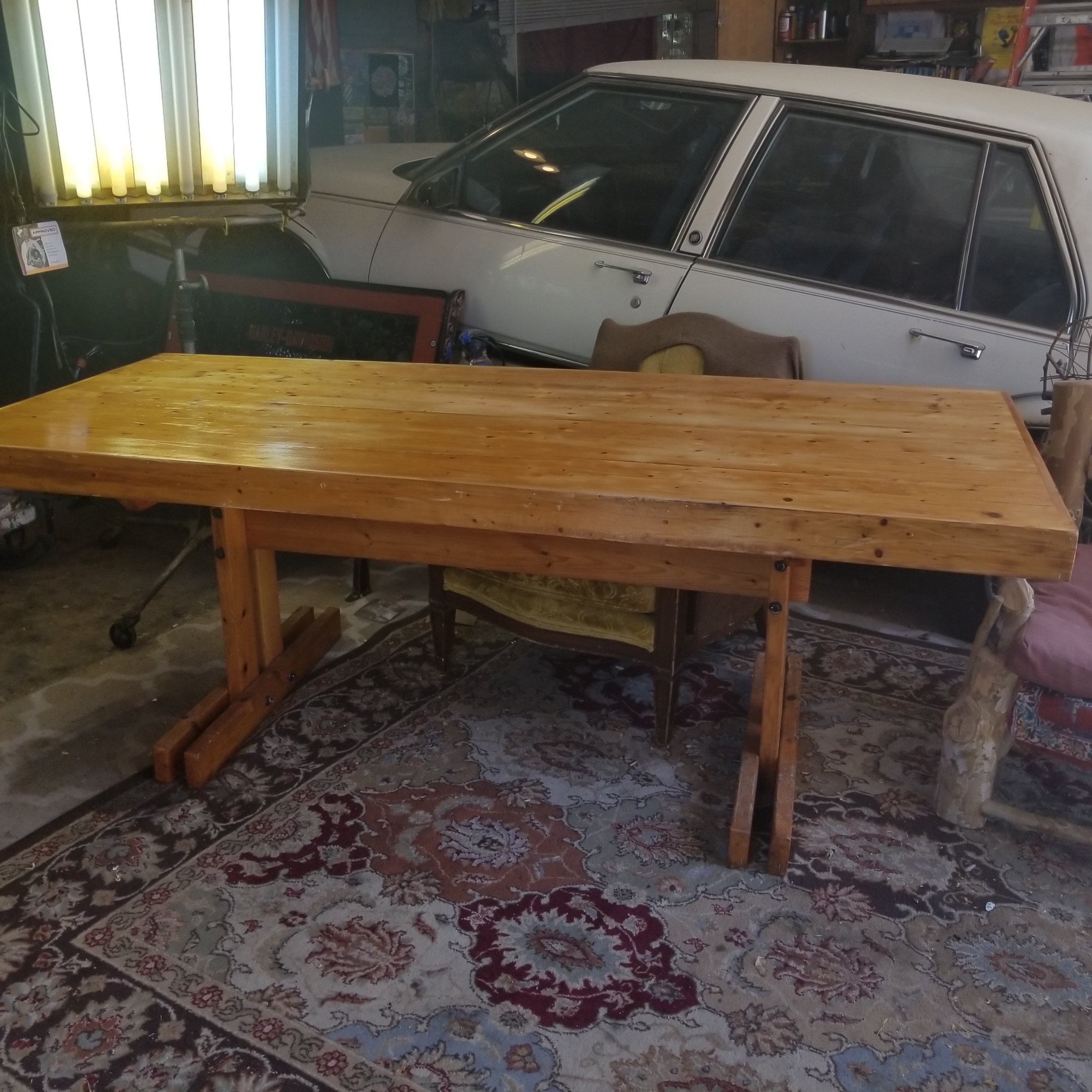 Butcher block table