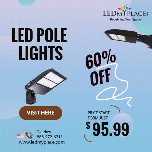 Get Up-To 60% Off on LED Pole Lights | Visit Today!