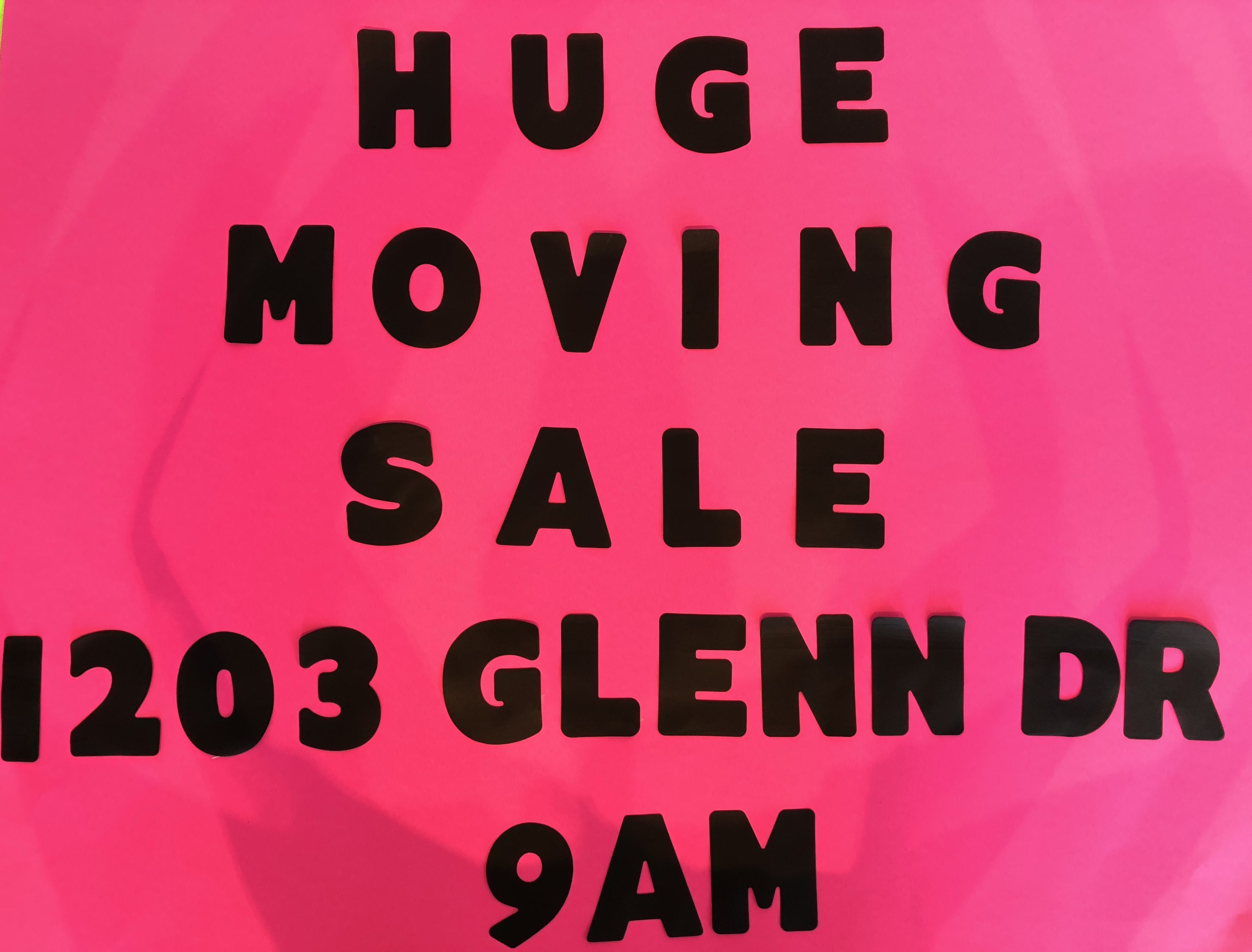 HUGE MOVING SALE!