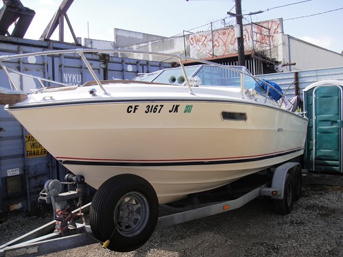 SEARAY BOAT SRV 220 1974 WITH TRAILER