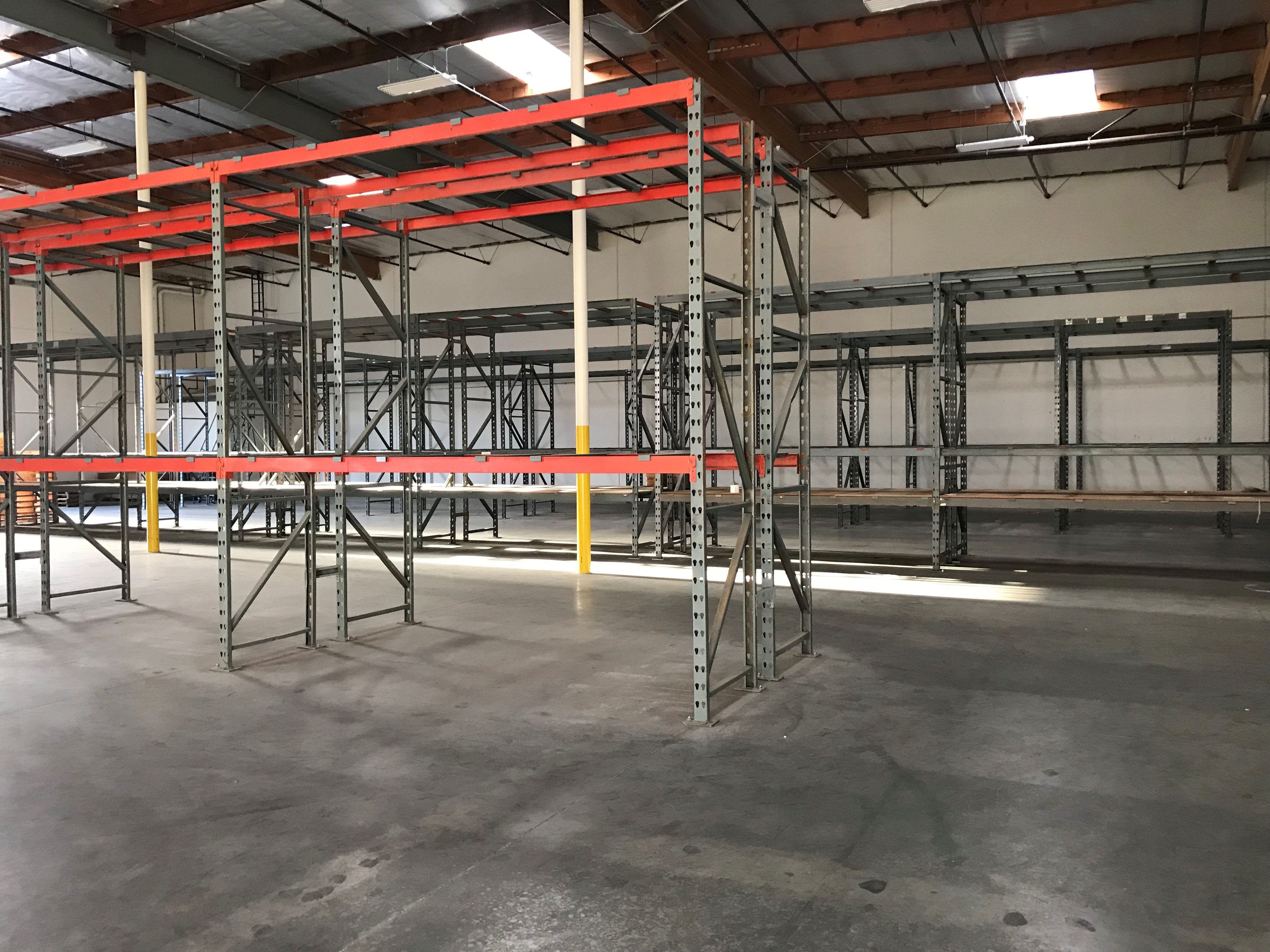 WAREHOUSE CLOSING  NEED TO SELL LARGE AMOUNT OF USED RACKS-ORANGE COUNTY
