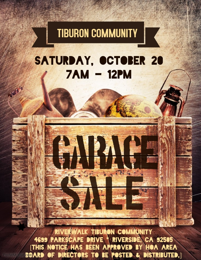Pennysaver Riverwalk Tiburon Community Garage Sale In Riverside