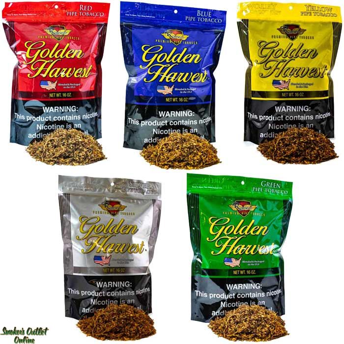Golden Harvest Pipe Tobacco 1 lb Natural – Order at Smoker’s Outlet Online