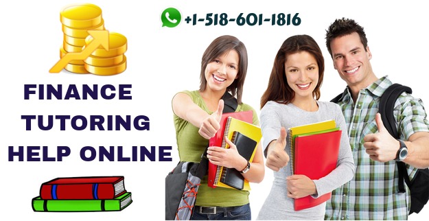 Get the Best Finance Tutoring Help Online From the Qualified Experts