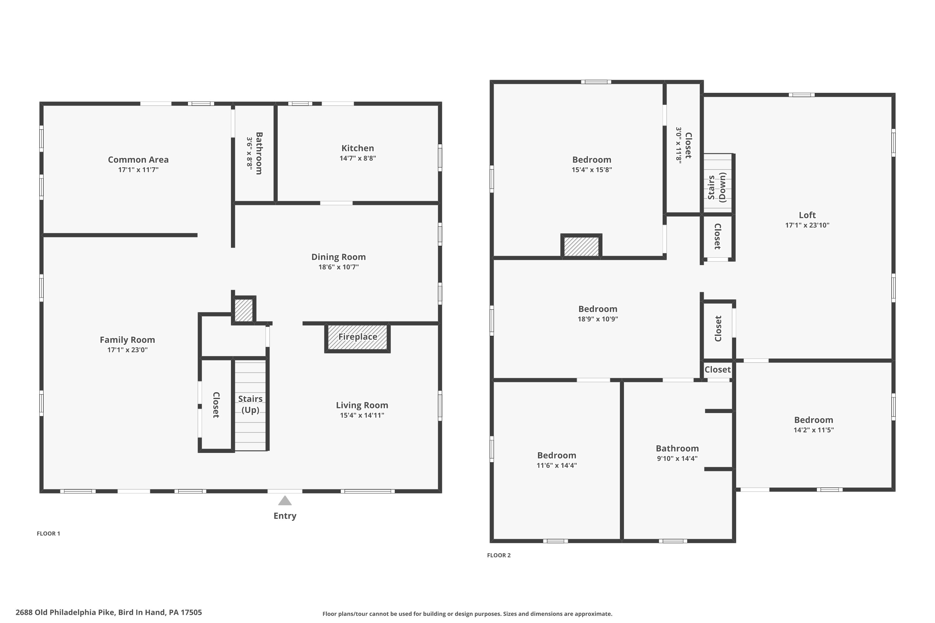 FOR RENT - 2688 Old Philadelphia Pk. Bird In Hand, PA 17505