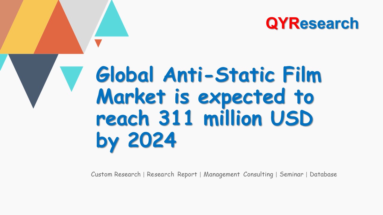 Global Anti-Static Film Market is expected to reach 311 million USD by 2024