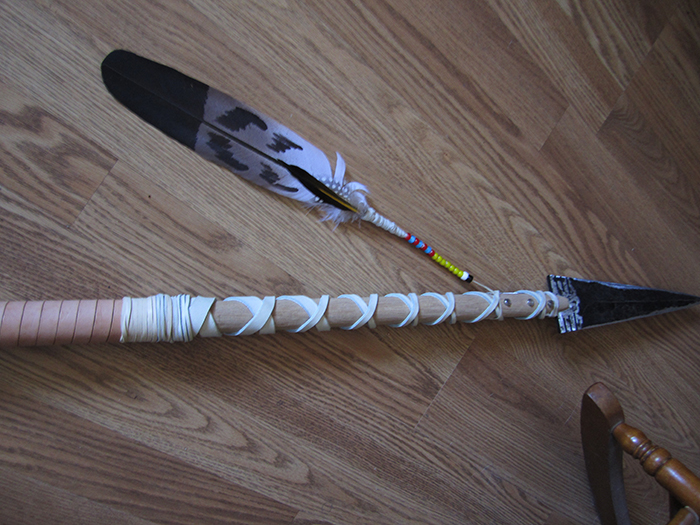 Replica Native American Buffalo Lance