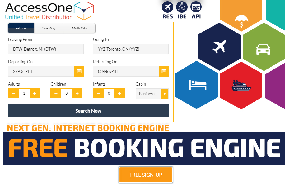 Free Travel API | Free Airlines API | Free Booking Engine- Accessone.io