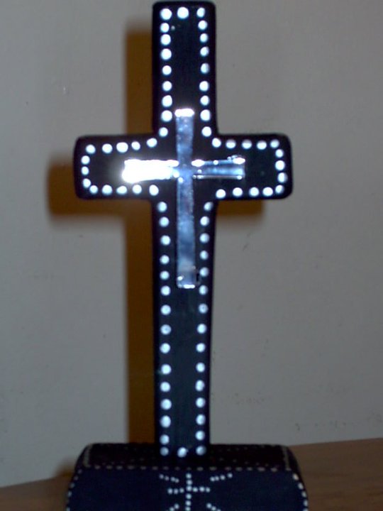 Small hand painted Cross