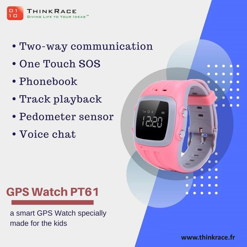 GPS smart watch PT61 –advanced technology meets safety!