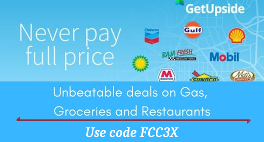 Cut The Gas Price With GETUPSIDE App!!